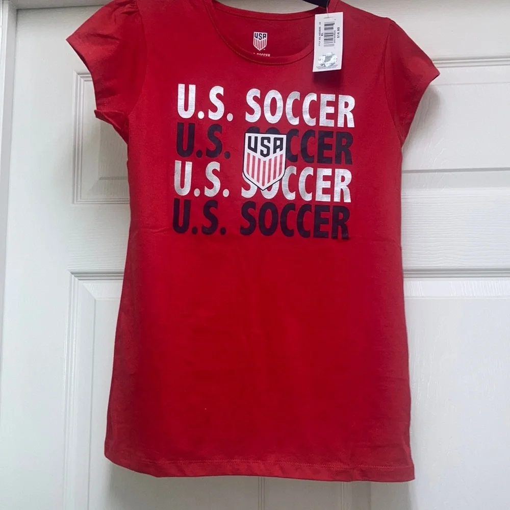 Kids Red Graphic Tee - USA